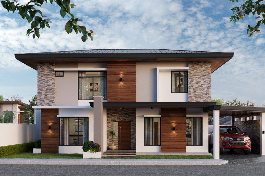 A Modern Contemporary Masterpiece 2 Storey House on 210sqm Lot - JCVPM